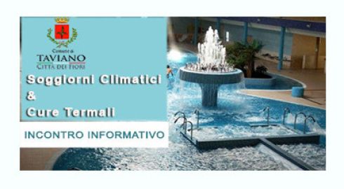Avviso Pubblico - Soggiorni Climatici e Cure Termali 2024: Incontro Informativo