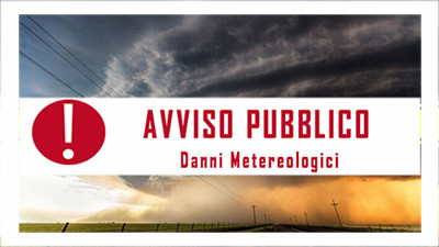 AVVISO PUBBLICO: RISARCIMENTO DANNI PER EVENTI METEREOLOGICI  DEL 12 NOVEMBRE...