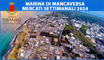 Mercati Settimanali nella Marina di Mancaversa - Stagione Estiva 2024