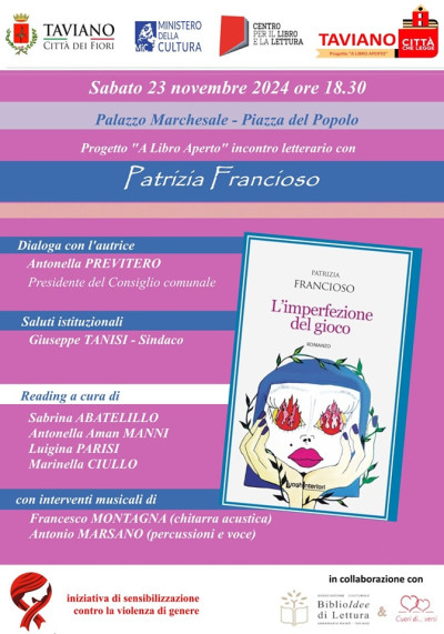 A Libro Aperto . Incontro con Patrizia Francioso