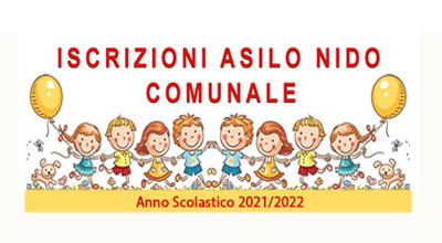 Avviso Asilo Nido Comunale - Iscrizioni A.S. 2021/2022