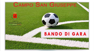 Bando di Gara Mediante Procedura Aperta - Campo San Giuseppe