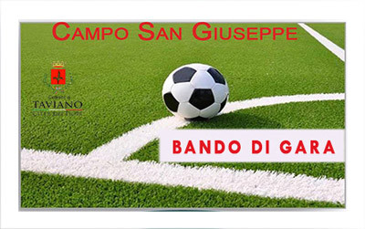 Bando di Gara Mediante Procedura Aperta - Campo San Giuseppe