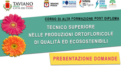 BANDO SELEZIONE ALLIEVI CORSO ITS -  “Tecnico Superiore nelle produzion...