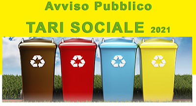 Avviso Pubblico: Tari Sociale 2021