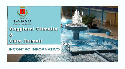 Avviso Pubblico - Soggiorni Climatici e Cure Termali 2024: Incontro Informativo
