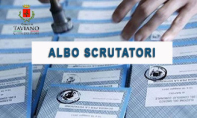 Albo degli Scrutatori per il Seggio Elettorale - Anno 2024