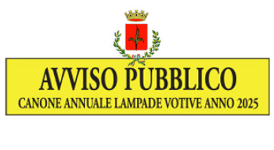 Avviso Pubblico - Servizio Lampade Votive 