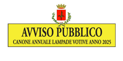 Avviso Pubblico - Servizio Lampade Votive 