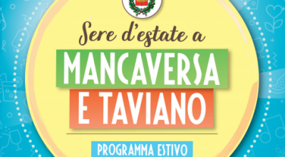 Programma completo SERE D'ESTATE A MANCAVERSA E TAVIANO 2017