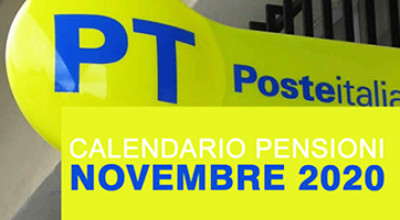 Poste Italiane  - Avviso Pagamento Pensioni Novembre